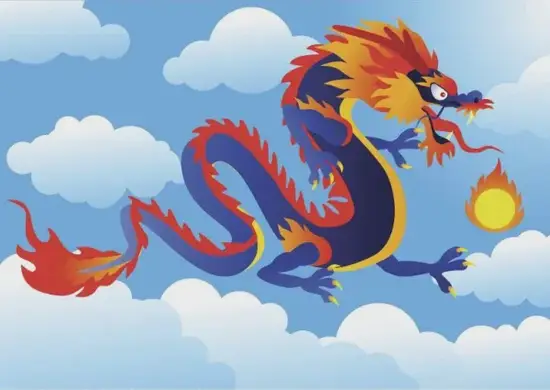 生肖龙英语动画