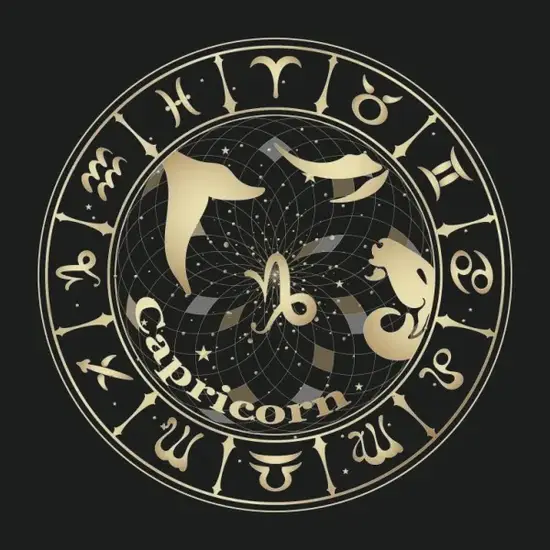 摩羯座天文学示意图