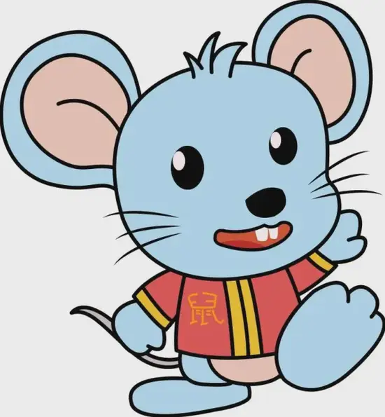 水墨先生绘制生肖鼠运势图解 生肖鼠今日财运解析