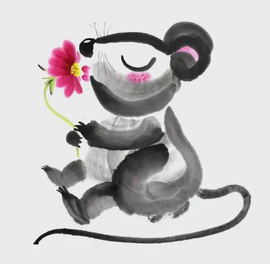 生肖鼠手抄报设计